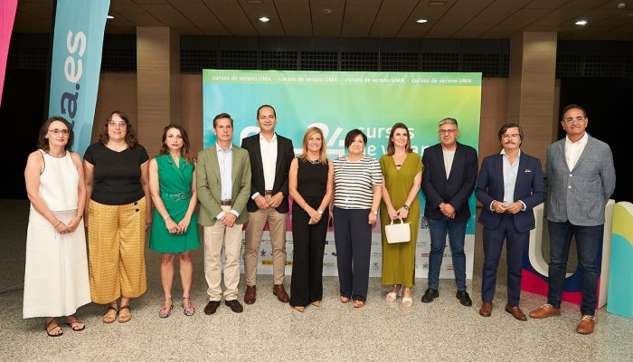 Foto de familia de la inauguración de los Cursos de Verano de la UMA 2024 en Marbella