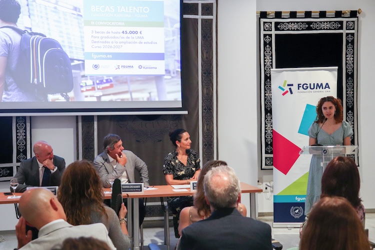 La Universidad de Málaga y la Fundación Kareema presentan las III Becas Talento para alumnado egresado